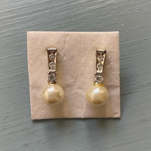 Jewelry Costume Pearl Drop Earrings Poshmark